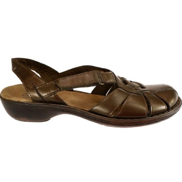 CLARKS BENDABLES WOMEN"S ADJUSTABLE BUCKLE CLOSURE SANDAL - Picture 16 of 16